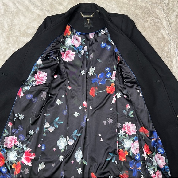 Ted Baker Women’s Mid length Wool Wrap coat. - Picture 2 of 11